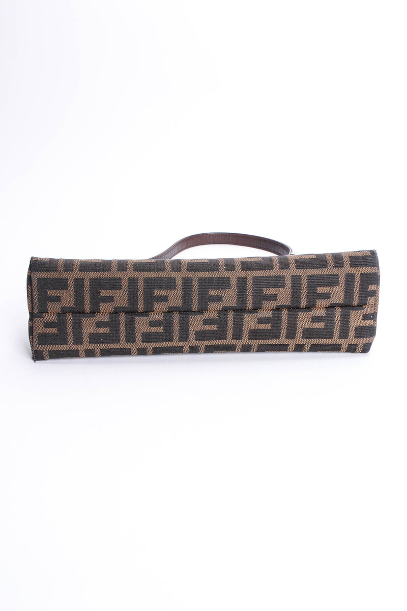 Vintage Fendi Zucca Monogram Shoulder Bag bottom base @ Recess LA