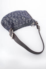 Fendi Logo Monogrammed Oyster Bag strap crop at Recess Los Angeles