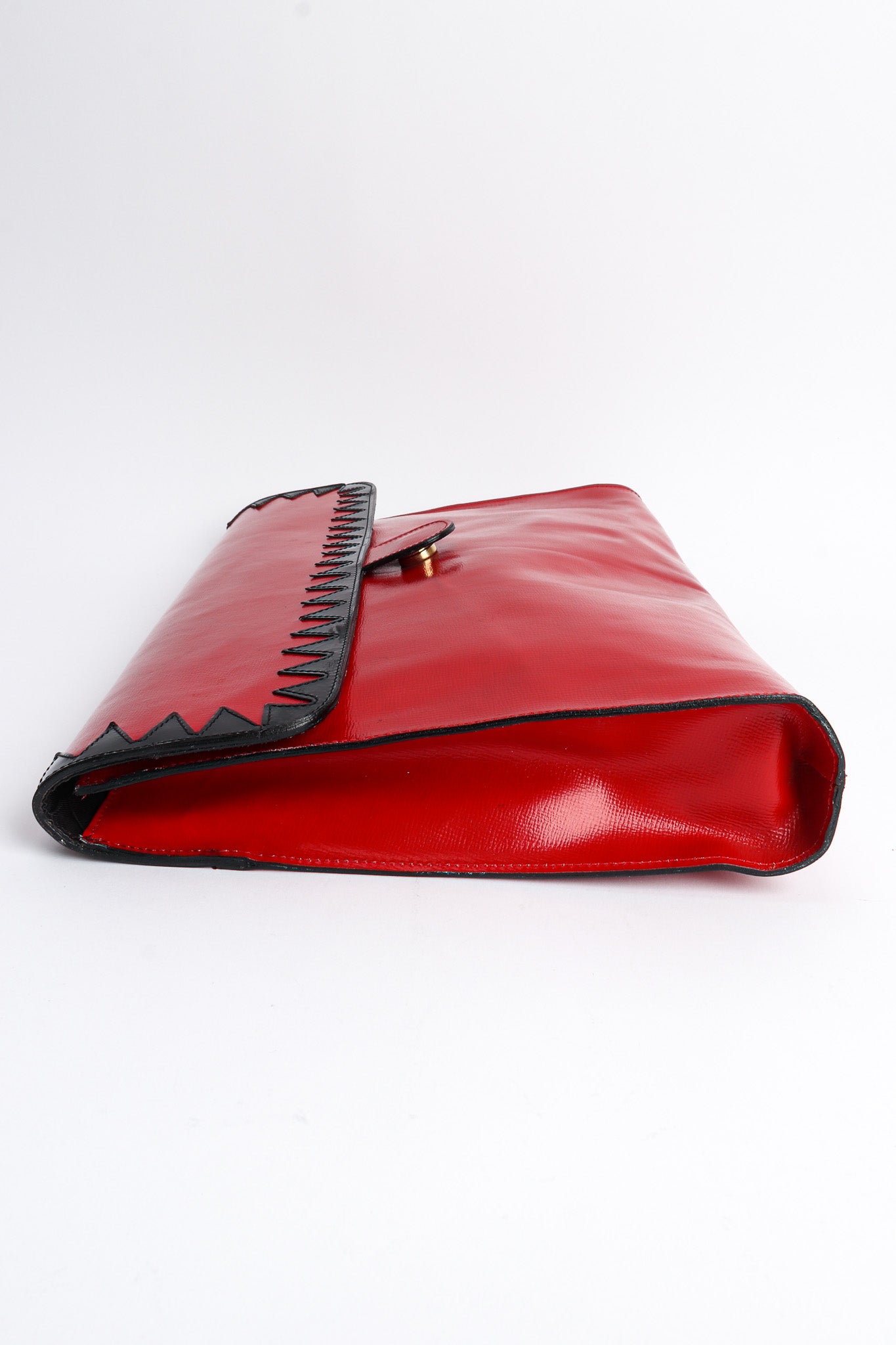 Vintage Fendi for Fendissime Oversized Leather Envelope Bag side @ Recess LA