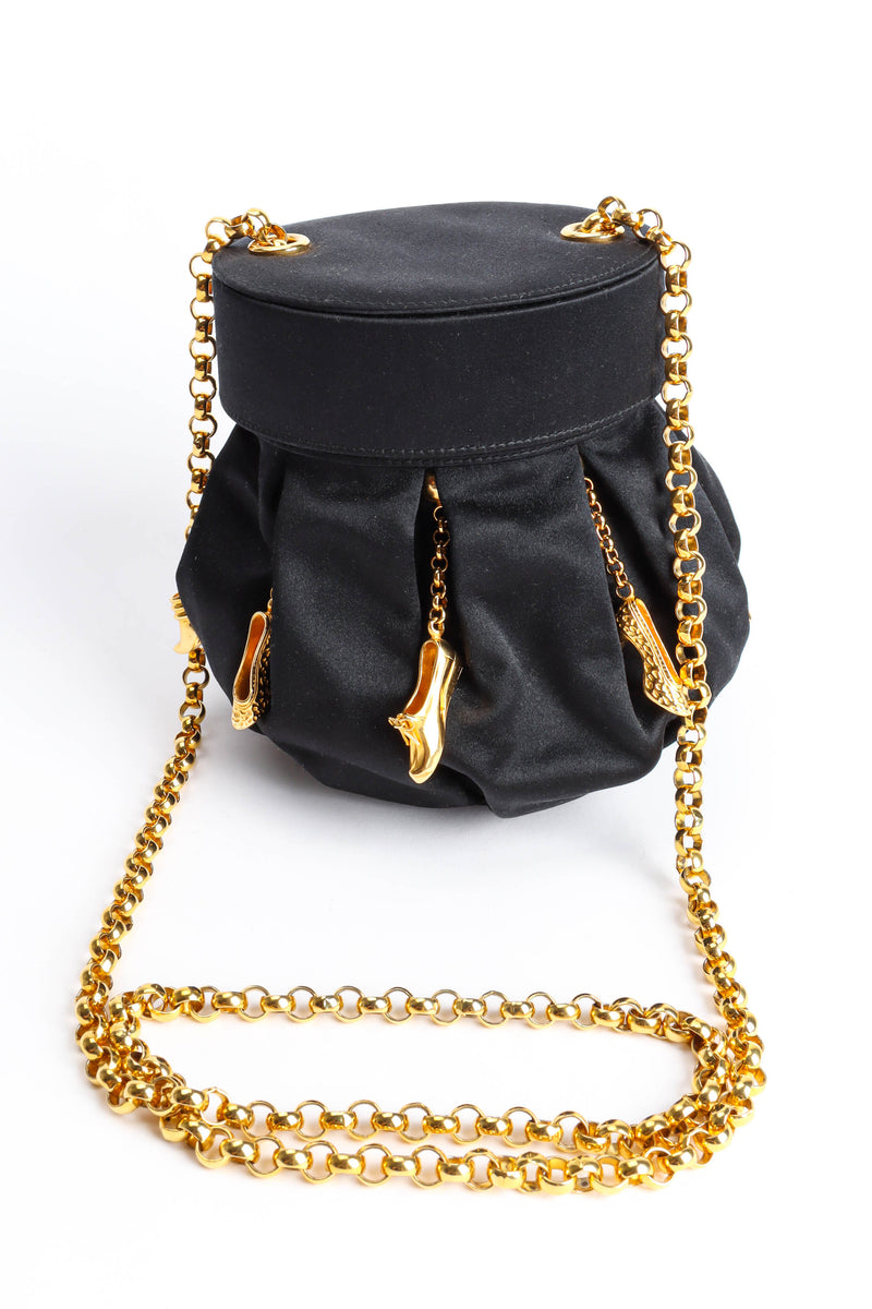 Vintage Ferragamo Shoe Charm Bucket Bag front @ Recess Los Angeles