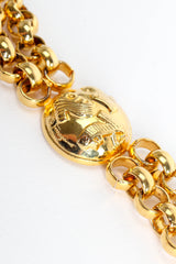 Vintage Ferragamo Shoe Dome Rolo Chain Link Belt shoe @ Recess LA