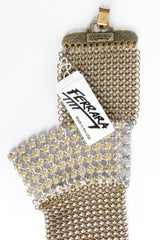 Vintage Anthony Ferrara Ring Mesh Swarovski Bracelet Hang Tag at Recess Los Angeles