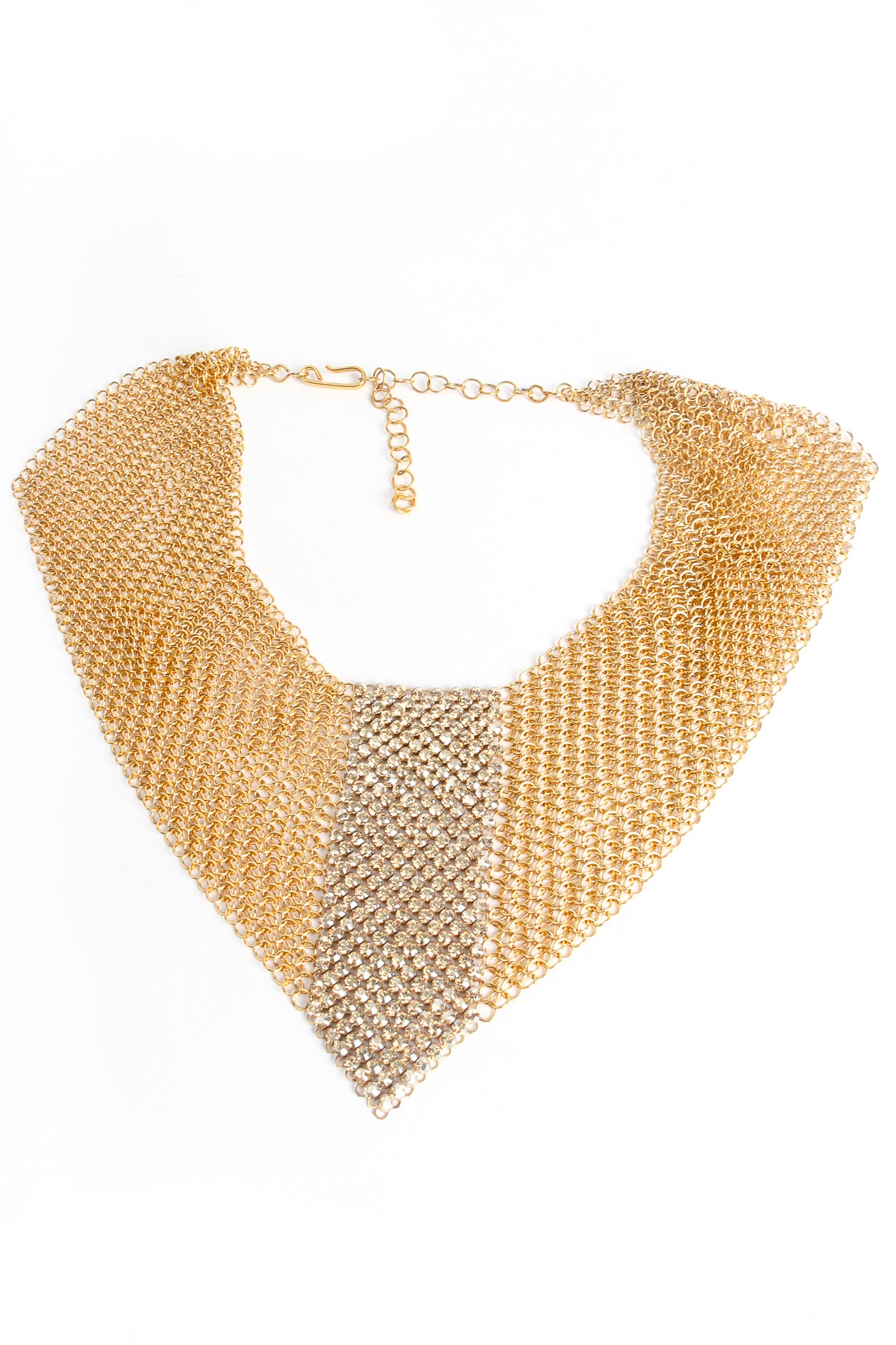 Vintage Anthony Ferrara Swarovski Crystal Pavé Point Collar Necklace at Recess Los Angeles