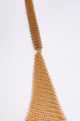 Vintage Anthony Ferrara 6-Strand Long Ring Mesh Necklace at Recess Los Angeles