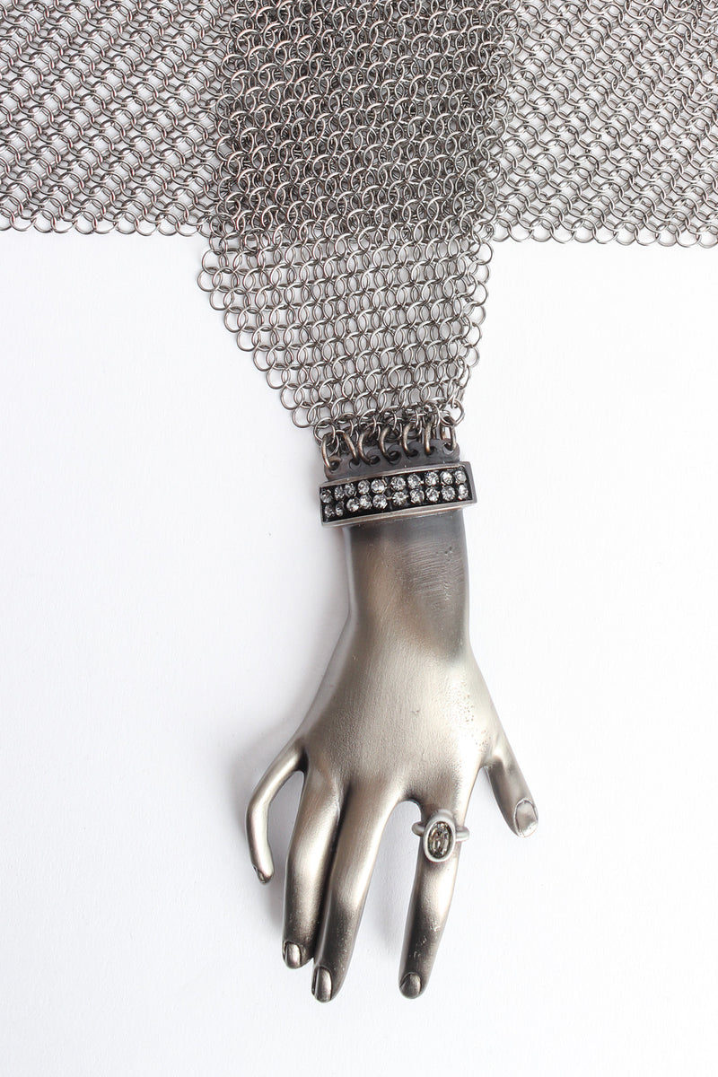 Vintage Ferrara Hand Buckle Ring Mesh Belt IV light surface scratches @ Recess Los Angeles