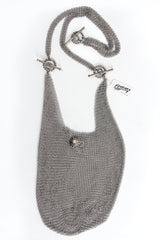 Vintage Anthony Ferrara Pewter Ring Mesh Slouch Sling Hobo Bag at Recess Los Angeles