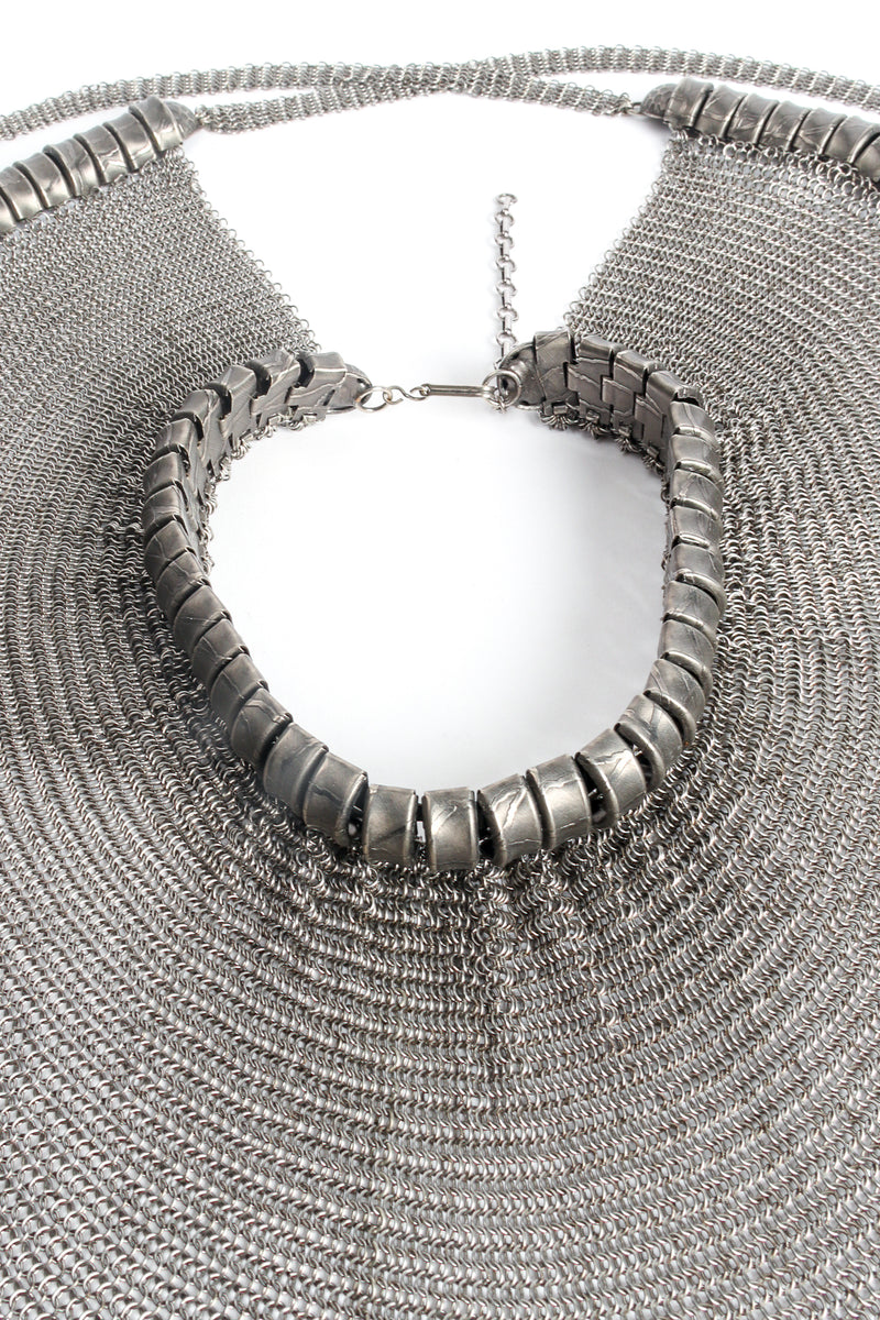 Vintage Anthony Ferrara Cleopatra Ring Mesh Yoke Collar Necklace at Recess LA