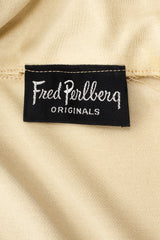 Vintage Fred Perlberg Long Tiered Fringe Dress label at Recess Los Angeles