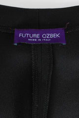 Vintage Future Ozbek Kimono Sleeve Wrap Top tag @ Recess Los Angeles