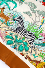 Colorful jungle print scarf by Gucci zebra @recessla