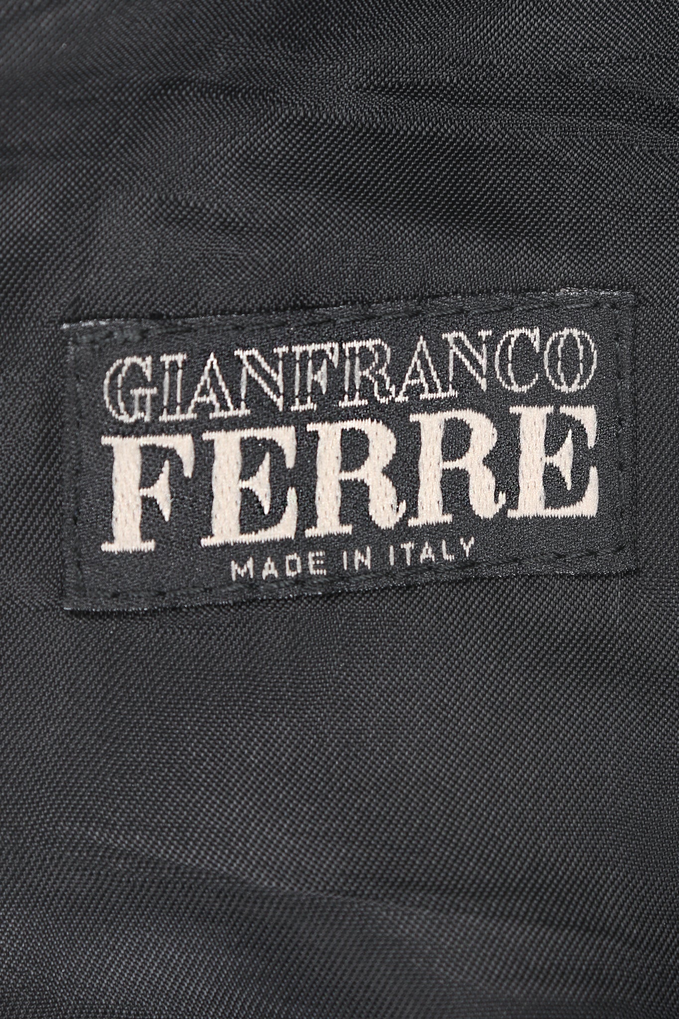 Recess Designer Consignment Vintage Gianfranco Ferre Contrast Stitch Leather Jean  Los Angeles Resale