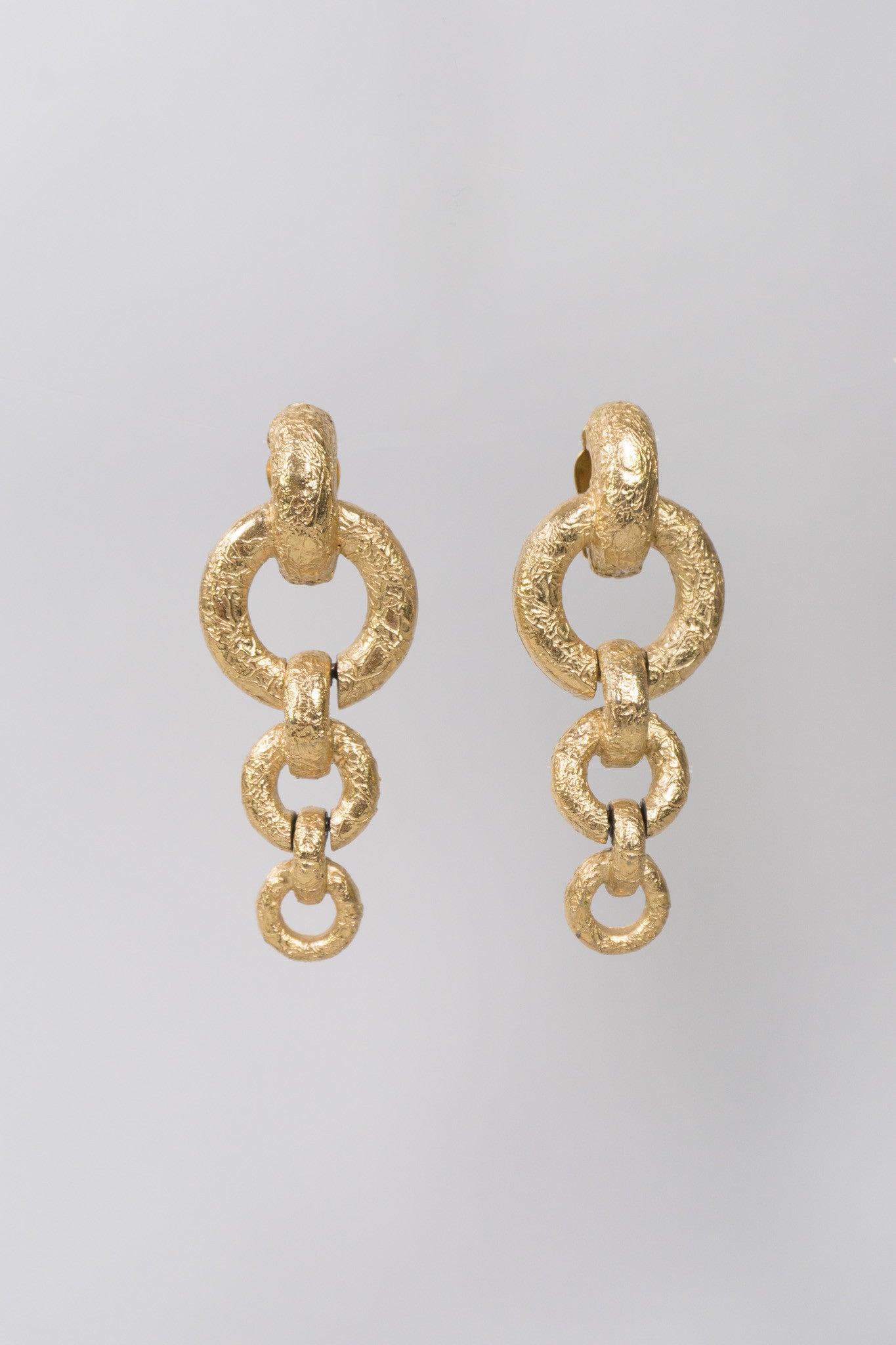 Givenchy Gold Rolo Chain Drop Earring