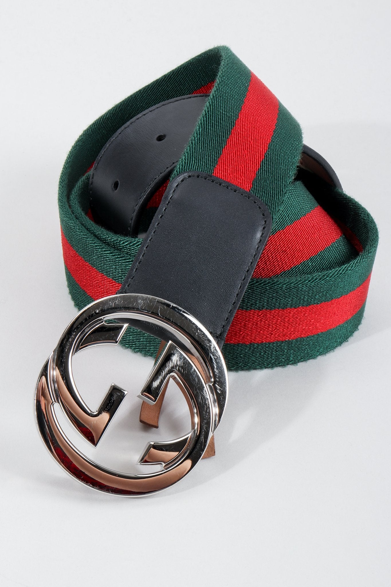 Vintage Gucci Interlocking Logo Belt at Recess LA