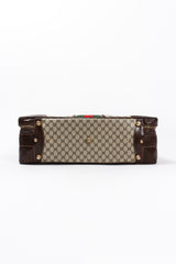 Vintage Gucci Monogram Stripe Suitcase bottom at Recess Los Angeles