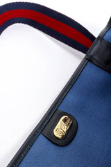 1980 Vintage Gucci Monogram Logo Tote Bag Gucci cartouche logo @ Recess LA