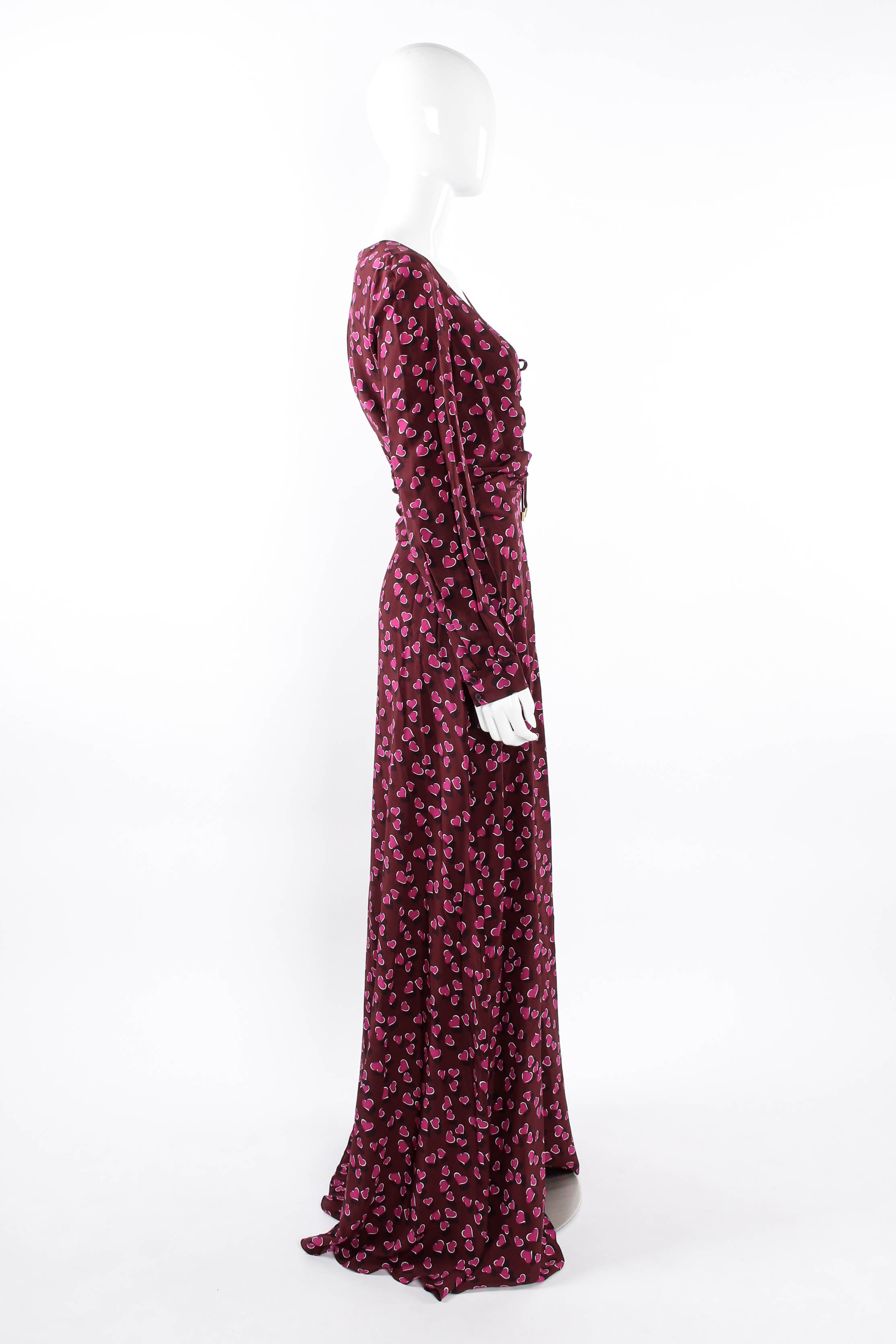 2014 Resort Gucci Heart On My Sleeve Maxi Dress mannequin side  @ Recess LA