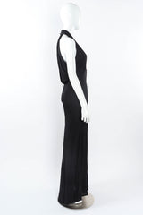 Vintage Gucci Slinky Halter Dress mannequin side  @ Recess LA