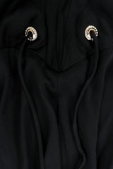 Vintage Gucci Slinky Halter Dress rhinestone eyelets  @ Recess LA