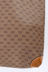 Vintage Gucci Monogram Logo Leather Tote Bag back R side scuff marks/base marks @ Recess LA