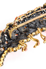 Vintage Hanna Bernhard Jewel Prawn Brooch Necklace reverse/pin latch @ Recess Los Angeles