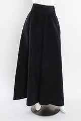 Vintage Halston Ultrasuede Palazzo Pant mannequin front belt wrap @ Recess LA