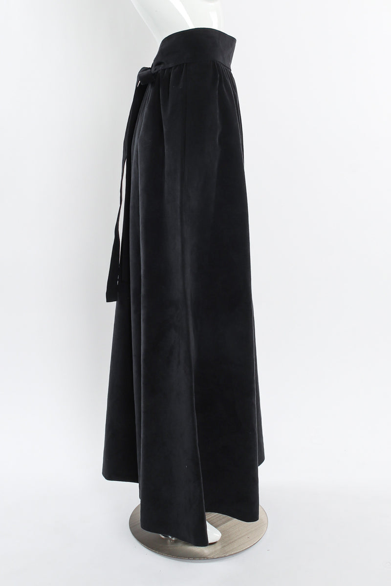 Vintage Halston Ultrasuede Palazzo Pant mannequin side @ Recess LA