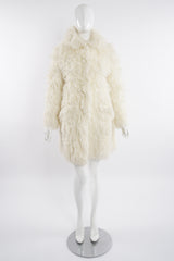 Vintage Arissa for Helfts Shag Carpet Coat on Mannequin front at Recess Los Angeles