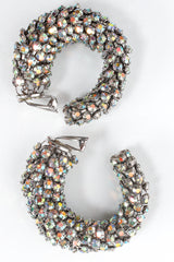 Vintage Rhinestone Scale Hoop Earrings close @ Recess Los Angeles