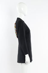 Vintage Issey Miyake Love Button Wool Jacket mannequin side @ Recess LA