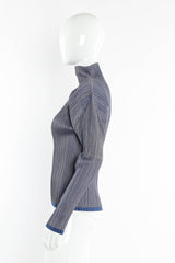 Vintage Pleats Please Issey Miyake Pleated Top side @ Recess LA