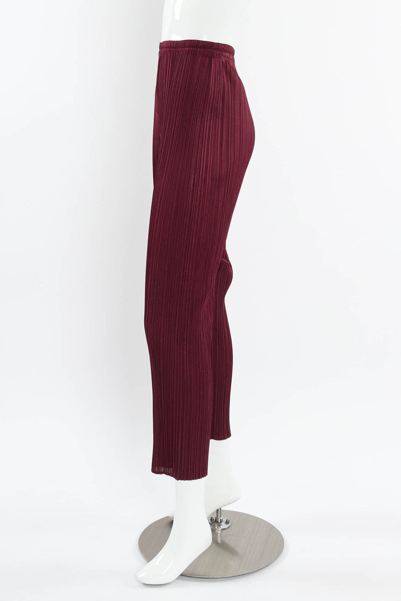 Pleats Please by Issey Miyake Plissé Pleat Pant mannequin side @ Recess LA