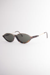 Jean Francois JF Rey Vintage Half Rim Marbleized Sunglasses