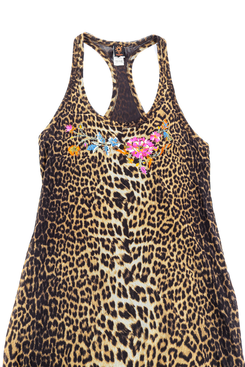 Leopard dress by Jean Paul Gaultier flat lay @recessla