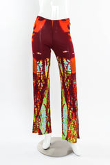 Vintage Jean Paul Gaultier 2000 S/S Acid Top & Pant Set mannequin pant front @ Recess LA