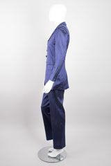 Jean Paul Gaultier JPG Classique Pinstripe Silk Jacket & Pant Set