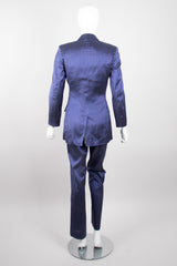 Jean Paul Gaultier JPG Classique Pinstripe Silk Jacket & Pant Set