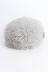 Vintage Jack McConnell Tulle Flower Pillbox Hat side @ Recess Los Angeles