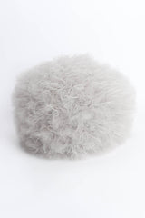 Vintage Jack McConnell Tulle Flower Pillbox Hat back @ Recess Los Angeles