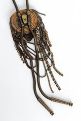 Jeweled Face Bolo Tie Necklace