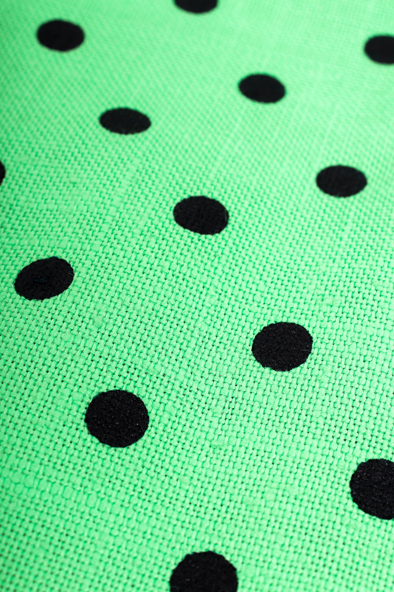 Vintage Jaeger Polka Dot Jacket & Pant Suit Set fabric detail @ Recess LA