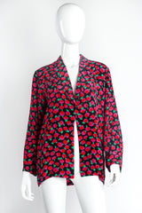 Vintage Jaeger Floral Silk Jacket Lounge Set on mannequin front at Recess Los Angeles