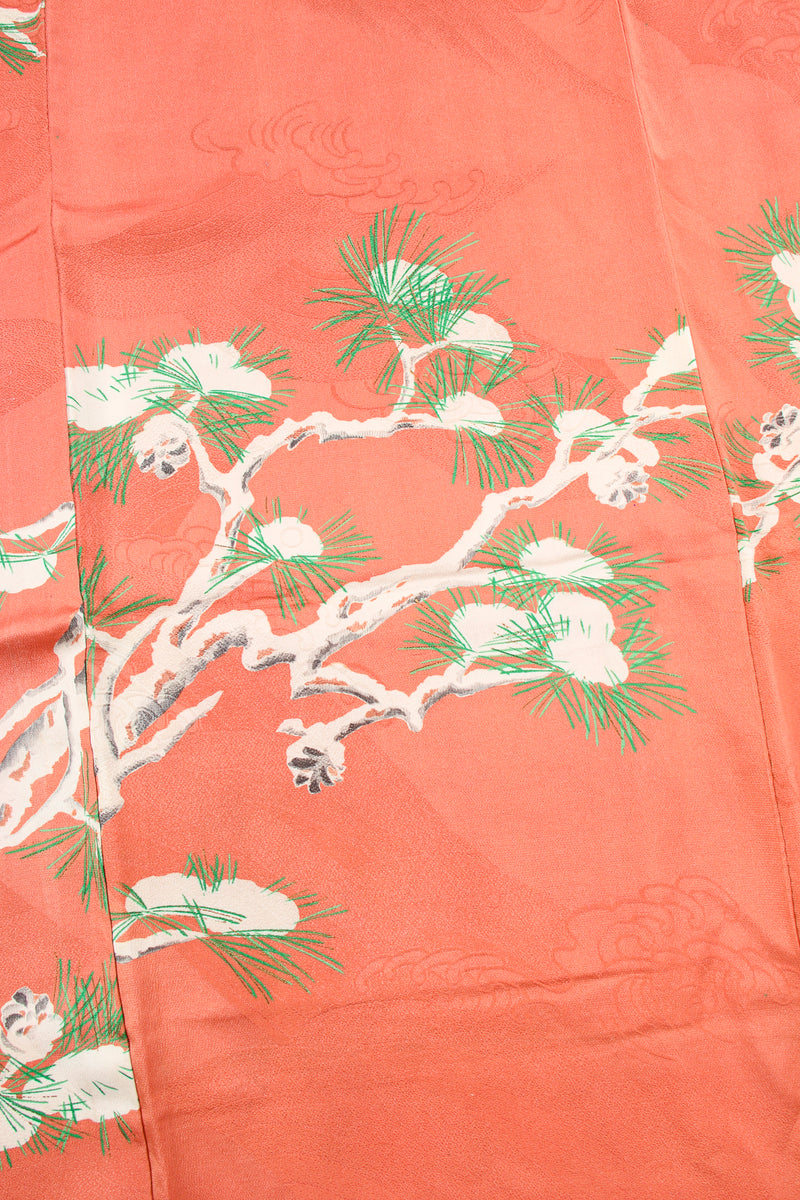 Vintage Japanese Pine Frost Kimono fabric detail at Recess Los Angeles