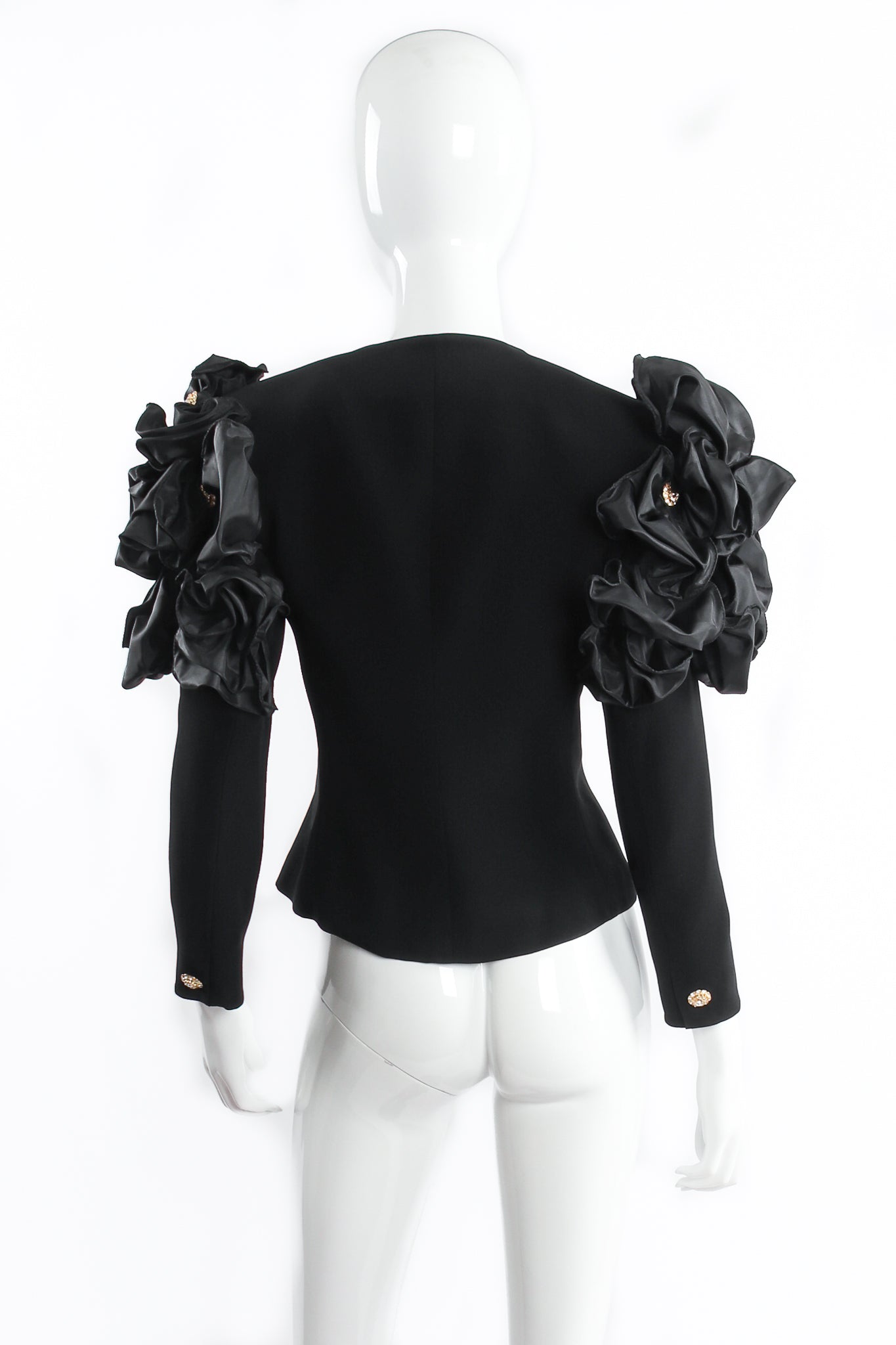 Jarin Ruffle Shoulder Jacket