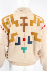 Vintage JC Jean_Charles de Castelbajac Alpaca Appliqué Sweater on Mannequin back crop at Recess LA