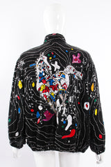 Vintage Jeanette for St Martin Sequined Stallion Bomber Jacket on Mannequin back at Recess LA