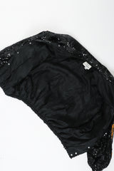 Vintage Jeanette Kastenberg St Martin Sequined Formula 1 Bomber lining at Recess LA