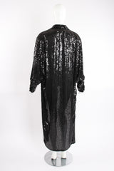 Vintage Jeanette Kastenberg St Martins Sequin Cocoon ShirtDress Duster on Mannequin back @ Recess