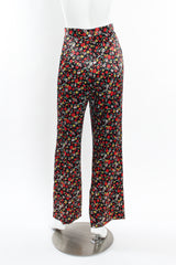 Vintage Joan Leslie by Kasper Floral Duster & Pant Set mannequin back pant  @ Recess LA