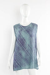 Vintage Joan McGee Tie-Dye Duster, Tank, & Pant (5 Piece Set) mannequin top1 front @ Recess Los Angeles