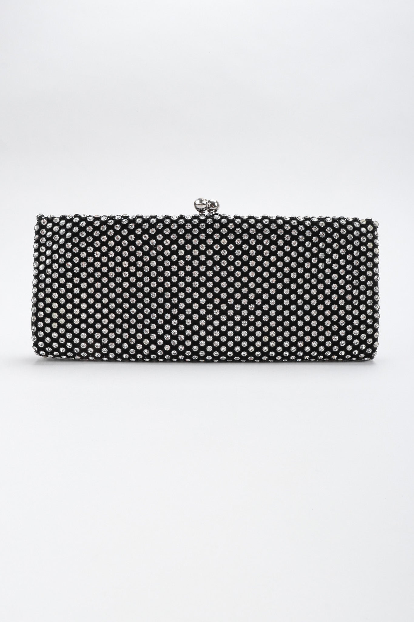 Recess Los Angeles Vintage Bags by Josef Crystal Mesh Kissing Clutch